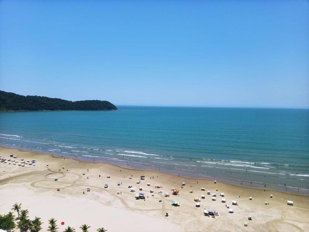 Lindo Apartamento Guilhermina - Edificio Frente Para O Mar Прая-Гранді Екстер'єр фото